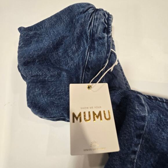 Show Me Your Mumu City Cut Out Dress in Deep End - Picture 5 of 13